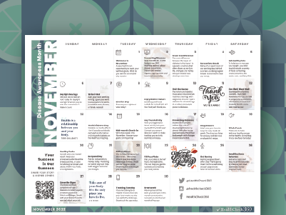 [Free Download] November Well-Being Calendar